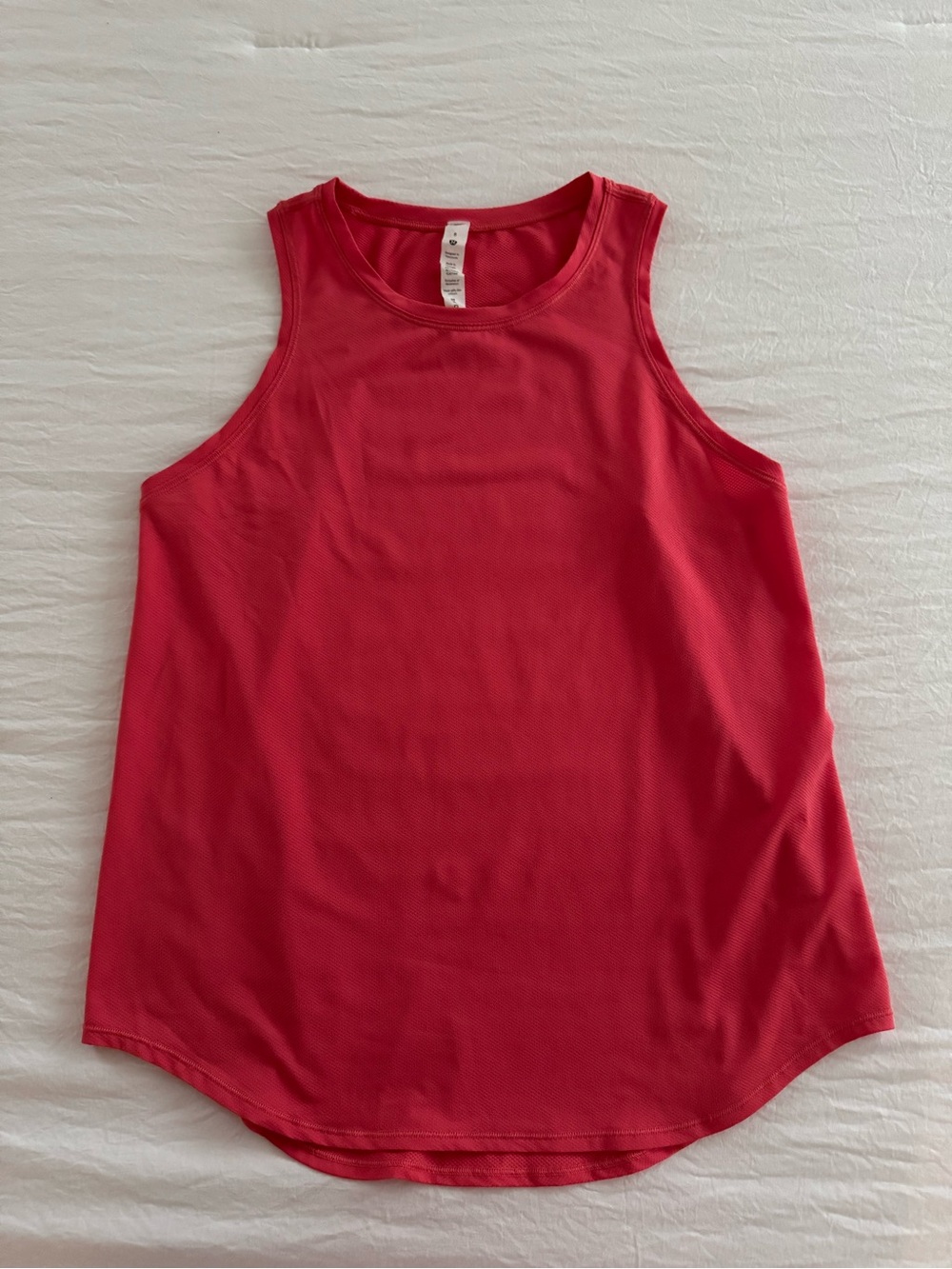 Lululemon High-Neck Running And Training Tank Top Coral Pink - Picture 4 of 9